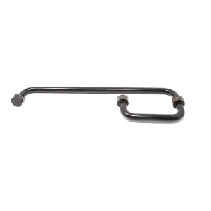 Handle/Towel Bar Tubular 6″ x 18″ Brown.