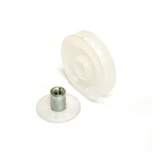 Sliding Screen Door Wheel (1-1/4″ Diameter) (1/8″ Groove Width) (1/4″ Internal Diameter)