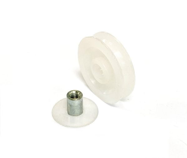 Sliding Screen Door Wheel (1-1/4″ Diameter) (1/8″ Groove Width) (1/4″ Internal Diameter)