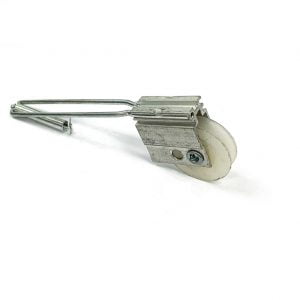 Sliding Screen Door Roller (15/16″ Dia. Roller) (3/16″ Roller Width) (3-1/2″ Length)