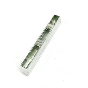 Sliding Glass Door Strike (3-1/2″ Length) (Zinc Finish)