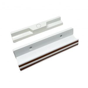 Sliding Glass Door Handle (4″ Hole Spacing) (White) (Strike 1-1/2″)