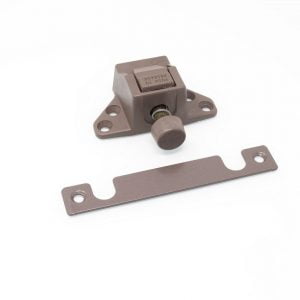 Sliding Glass Door Lock with Keeper (Truth) (Brown)