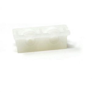 Sliding Window Tandem Roller (1/2″ Height) (Wheels: Nylon) (1-1/2″ Length)