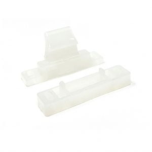 Jamb Latch with Shim (White) (2-5/16″ Length)