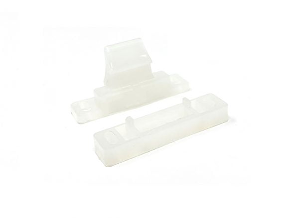 Jamb Latch with Shim (White) (2-5/16″ Length)