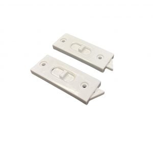 Tilt Latch (Pair) (White) (2-7/8″ Length)