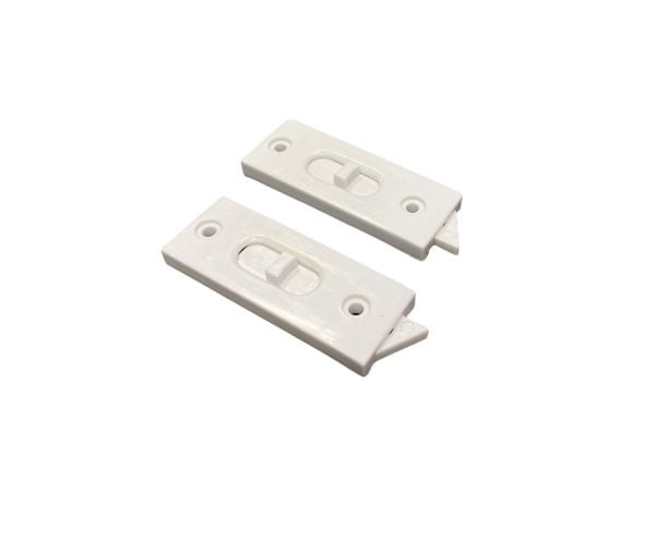 Tilt Latch (Pair) (White) (2-7/8″ Length)
