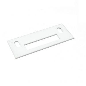 Storm Door Dead Bolt Keeper (White)