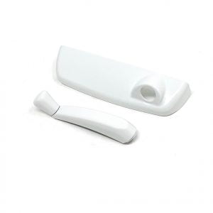 Operator Cover & Handle (Maxim Look for Encore Operators) Metal White