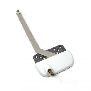 Single Arm Casement Window Operator (7 1/2″ Arm) (Truth ‘Ellipse’) (Right) (Super White)