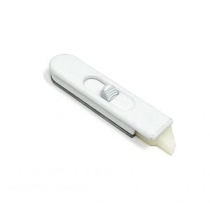 Tilt Latch For Double Hung Window (Mortised), White