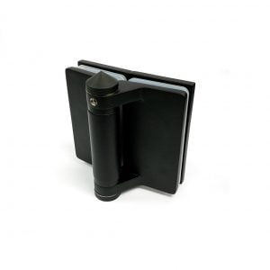 Spring Hinge Glass-to-Glass for Glass Gate, Matte Black
