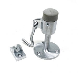 Wall Mounted Door Stop with Hook 3 1/2″