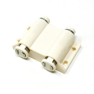 Magnetic Double Latch White