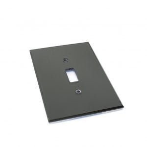 Single Toggle Switch Plate, Bronze