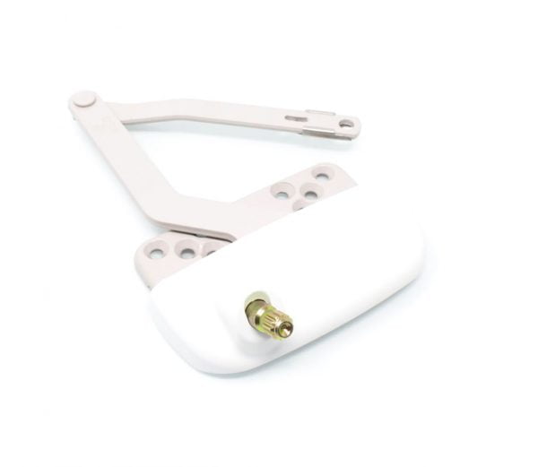 Split Arm Casement Window Operator (Truth ‘Ellipse Dyad’) (5″ Arm) (Left) (White)