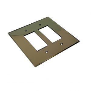 Double Mirror Plate (Decora) Bronze