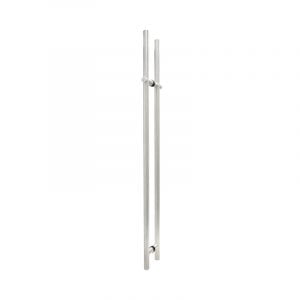 Tubular ladder style pull handle With key